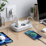 چندراهی برق LDNIO مدل SC2315 با ۲ پریز و ۳ پورت USB (PD 20W + QC 3.0)