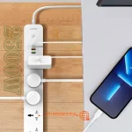 چندراهی برق هوشمند LDNIO مدل SC5319 با 5 پریز و 3 پورت USB (PD 20W + QC 3.0) - تصویر 4